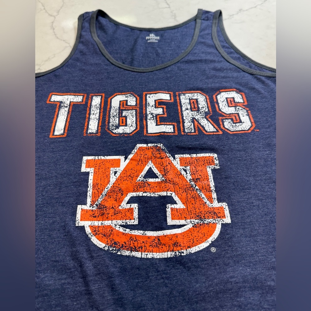 Knight’s Apparel Auburn Tigers Navy Heather Tank Size Small - Picture 6 of 7